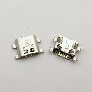 100pcs Micro USB 5pin mini Conector de Inverter a pesada placa Móvel de Carregamento de porta Para o Huawei HONOR 6P de telemóvel peças de reparo