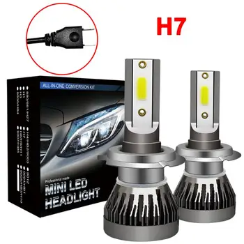 2PCS Mini Canbus lampada H7 LED Farol do Carro Lâmpadas 90W 12000LM 6000K Lâmpada Faróis Kit de Auto Lâmpadas, luzes de nevoeiro Lâmpadas Impermeável