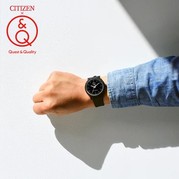 Cidadão Q&Q assistir homens Set-top Marca de Luxo Esporte Impermeável Quartzo solar homens Assista Neutro relógio Relógio Masculino reloj 2J005Y