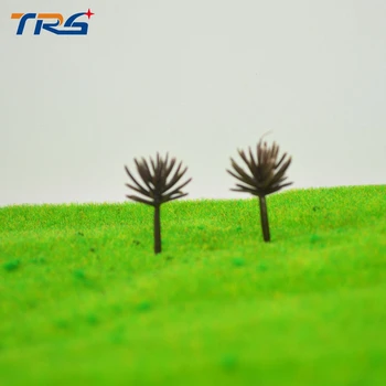 500pcs em Miniatura Verde Tronco Braço de 2,5 cm Modelo de árvore de Paisagem Mini Brinquedos E Arbustos DIY Plástico Layout de Simulação de cenários de Tomada de