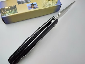 KESIWO D2 dobrável faca tática sobrevivência canivetes rolamento de esferas de flipper lâmina G10 punho de madeira ao ar livre acampamento EDC ferramentas