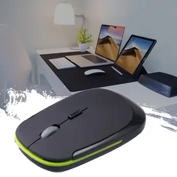 Sem fios de 2,4 G de Mouse Bluetooth Receptor USB Ultra Fino Slim Mini Óptico para Computador Portátil de Escritório Portátil para Jogos Rato de Viagem