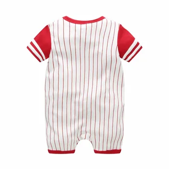 2019 verão, roupas de bebê para meninos vestuário , estilo esporte infantil menino vestidos , moda menino recém-nascido - 24M curto verão de romper