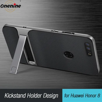 Telefone de luxo Tampa Traseira para o Huawei Honor 8 Casos Livro de Estilo Stand de Silicone PC Híbrido 360 Armadura de Proteção HuaweiHonor8 Honor8