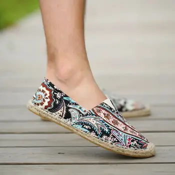 EXCARGO de Calçados Casuais Sapatos de Lona de Venda Quente Pescador de Deslizamento Em 2019 Moda Verão, Sapatos Para Homens Confortável Sapato Masculino Adulto
