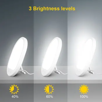 A Terapia da luz de Lâmpada UV Livre de Olho Proteger 10000 Lux Melhorar o Humor Triste Relaxar de Saúde de Energia de Luz de Escurecimento Natural Anti-Fadiga da Lâmpada