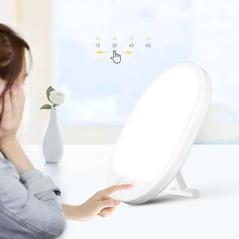 A Terapia da luz de Lâmpada UV Livre de Olho Proteger 10000 Lux Melhorar o Humor Triste Relaxar de Saúde de Energia de Luz de Escurecimento Natural Anti-Fadiga da Lâmpada
