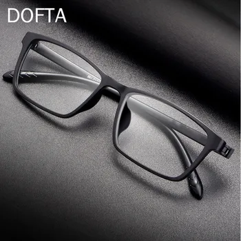 DOFTA Anti Luz Azul Bloqueio de Homens, Óculos de Leitura Ultraleve Plástico de Titânio Óculos Para Presbiopia Leitor de Mulheres RD5070