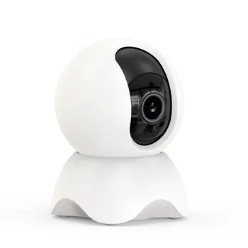 QZT Interior da Câmera do IP de WIFI Tuya Casa Inteligente Câmera de Segurança de Vigilância de Vídeo de Infravermelhos do Monitor do Bebê de 360° da Abóbada de CCTV Camera IP WIFI