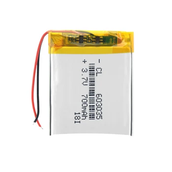 3,7 V 700mAh 603035 Lipo Bateria Li-Po Bateria de Polímero de células de Lítio li-ion Lipo Para o Brinquedo MP3 MP4 GPS alto-Falante de Casa Inteligente Dispositivo