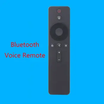 Voz Bluetooth Controlador Remoto Controle Remoto Infravermelho para Xiao-mi-Mi Caixa de TV PXPE