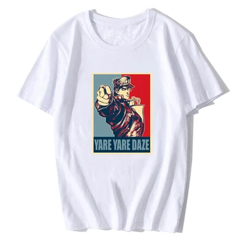 Yare Yare Daze Jojos Bizarre Adventure Vintage Joseph Joestar T-Shirt Venda De Algodão Pop Menino De Algodão Camisa De Homem, Anime Camisa