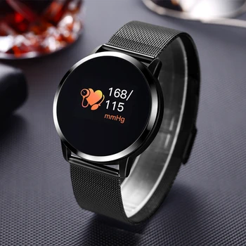 Atualização Newwear P8 OLED Smart Watch Tela da Cor da Moda Fitness Tracker frequência Cardíaca bluetooth Esporte Smartwatch para IOS Android