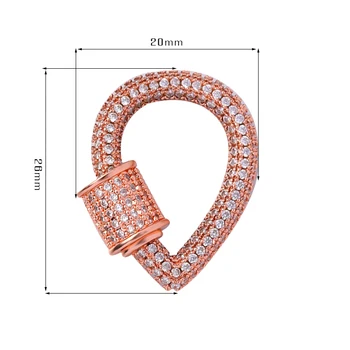 DIY Jóia feito a mão de Acessórios de Moda de Cristal de Zircão Espiral Grampos Para Fazer Jóias Pingentes de Colar, Bracelete, Brincos