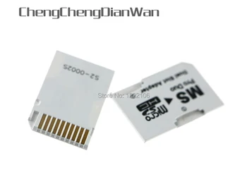 ChengChengDianWan 10pcs/lot Micro SD HC para o Stick de Memória MS Pro Duo Card Dual 2 Slot de Adaptador para PSP 1000 2000 3000
