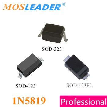 Mosleader 3000PCS 1N5819 SOD323 SOD123 SOD123FL DE 0,35 A 1A 40V 350mA 5819 0805 1206 Schottky Feitos na China, de Alta qualidade