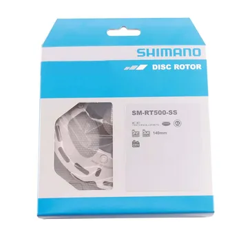 Shimano SM-RT500 com o Original em caixa moto, freio a Disco METREA RT500 freio rotor 140 mm fecho central