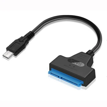 OULLX Tipo-C USB 3.1 Gen1 para HDD SATA III SSD Cabo de Adaptador de Fácil Crive Linha Para SATA de 2,5 Polegadas Unidade de Apoio USAP