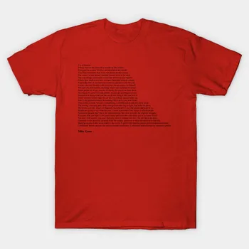 Mike Tyson Cotações dos Homens T-Shirt