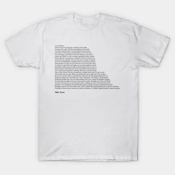 Mike Tyson Cotações dos Homens T-Shirt