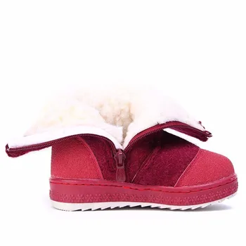 MMNUN Bebê Botas Para Meninas Botas de Feltro Crianças do Bebê Sapatos Para Meninas Sapatos de Crianças Botas de Inverno botas quentes bebê Tamanho 23-28ML9428