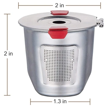 Venda superior Reutilizáveis K Copos de Ajuste de máquina de Café Keurig - Aço Inoxidável K Copa - Universal Reutilizável K Copo do Filtro, Sem BPA