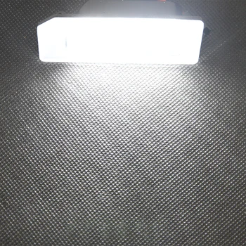 2PCs Para Mitsubishi ASX 2011 2012 2013 18-DIODO emissor de Luz da Placa de Licença o Número da Placa da Lâmpada Canbus 6000K Branco 12V do Carro Estilo