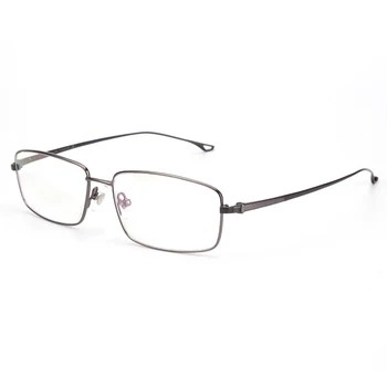 Opeco dos Homens de Titânio Puro Óculos de Armação de RX capaz de Óculos Completo a Rim Peso Leve Miopia Óptico de Óculos #6634