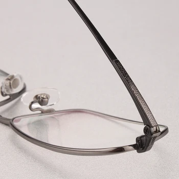 Opeco dos Homens de Titânio Puro Óculos de Armação de RX capaz de Óculos Completo a Rim Peso Leve Miopia Óptico de Óculos #6634