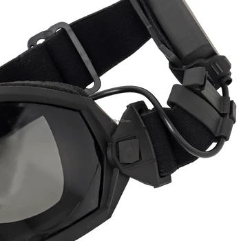 Tático Militar Óculos De Airsoft Paintball Cs Combate De Ciclismo De Óculos À Prova De Vento, Caminhadas, Pesca, Caça, Tiro Do Exército Óculos De Sol