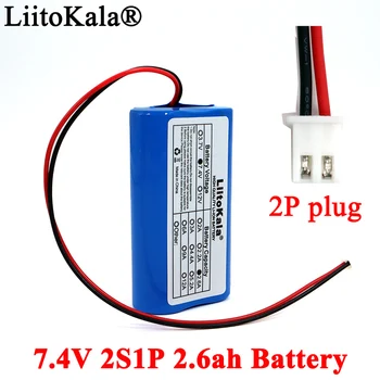 7.4 V 18650 Bateria de Lítio 2S 2.6 ah 3ah Pesca DIODO emissor de Luz do alto-Falante Bluetooth 8,4 V Emergência DIY baterias com PCB