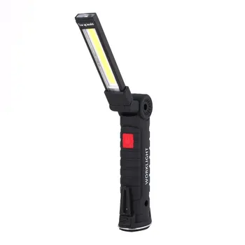 USB Lanterna elétrica CONDUZIDA Recarregável Caneta de LED de SABUGO de Luz Inspeção de Reparo da Tocha da Lanterna elétrica com Base Magnética Clipe para o Exterior