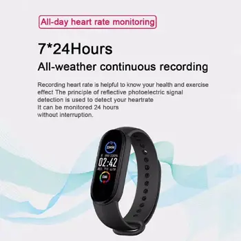 M5 Sport Fitness Tracker Smartband Inteligente Pulseira De Pressão Arterial Monitor De Frequência Cardíaca Banda Inteligente Pulseira Homens Mulheres