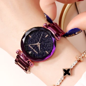 2020 Marca de Topo Única Mulher Relógios de Ouro da Mulher Moda relógio de Pulso de Aço Inoxidável Relógios Impermeável para as mulheres Relojes mujer