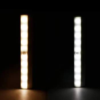 Sensor de movimento noite de luz portátil armário de parede do DIODO emissor de luz para o quarto sala de estar, corredor da Lâmpada