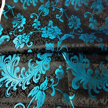 Muito Azul Penas de Retalhos de Tecido de Jacquard Vestuário 50x72cm Traje de Estofamento Mobiliário Cortina Do patchwork tecido Deco