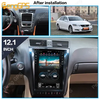 Tesla tela Android px6 do Lexus GS GS300 GS460 GS350 2004-2011 Carro Multimídia de Rádio atualização estéreo leitor de GPS nav unidade de Cabeça