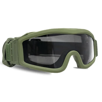 Desporto Ao Ar Livre Óculos De Sol Dos Homens Militar Do Exército De Tiro De Paintball Caça De Airsoft Permeável Óculos Com 3 Lentes De Óculos Tático
