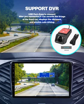 Para a Toyota Fortuner HILUX 2008 -GPS, auto-Rádio Multimédia 2 Din de 9 Polegadas, suporte de Acessórios traseira da câmera DVR do OBD DAB 4G+wi-Fi
