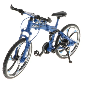 1:10 Escala Liga Fundido Moto Modelo Artesanato Bicicleta De Brinquedo