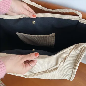 Tela grande e Ombro da Mulher Shopper Bag de Veludo de Alta Qualidade Eco Grande Sacolas para Senhoras Pano Feminino Bolsa Compradores Sac