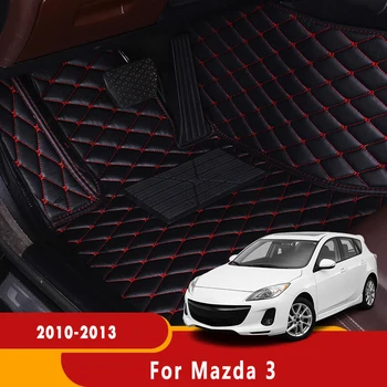Carro Tapetes Para Mazda 3 2013 2012 2011 2010 Personalizados, Tapetes, Almofadas Auto Acessórios De Decoração Estilo Impermeável Tapetes
