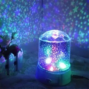 LED Projetor Estrelas a Luz da Noite Estrelada Noite Galaxy Lâmpada Romântico Cosmos Mestre Colorido Piscando Estrelas Crianças de Bebê presentes de Natal