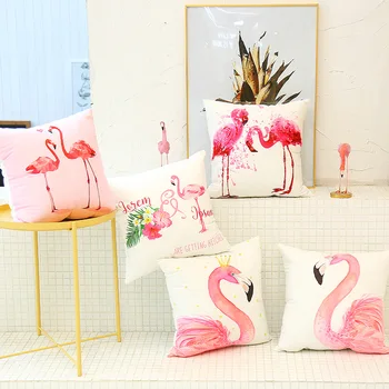 Bonito Flamingo Almofada Travesseiro Flamingo Festa de Quarto, Sofá de Casa, Decoração, acessórios de Aniversário/Casamento, Favores e Presentes