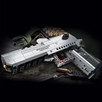 SWAT Cidade Militares Pistola Desert Eagle Série Gun 3D do Modelo de Construção de Blocos do Kit DIY Mini Tijolos de Diamante Montagem do Brinquedo para a Criança Presente