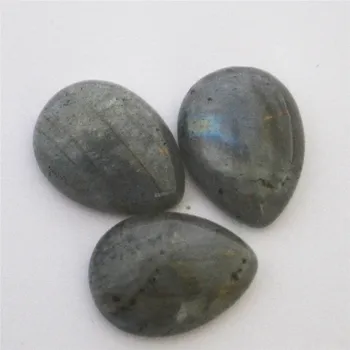 Atacado -seller de Pedra Natural Pérolas Moonstone Gota de Água Cab Grânulos 20*15*5mm 20Pcs/Lotes Frete Grátis