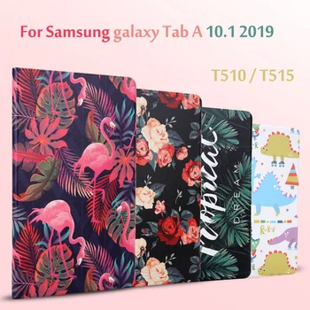 Moda paintin Case Para Samsung Galaxy Tab Um ecrã de 10.1 2019 T510 T515 SM-T510 / SM-T515 Tablet Shell Capa