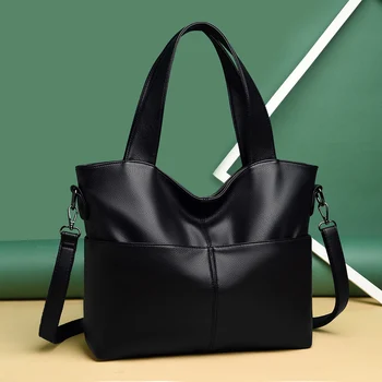 Novas Mulheres Retro Sacola Messenger Handbag Designer Macio de Alta Qualidade PU de Couro Bolsa de Ombro Casual Saco Crossbody