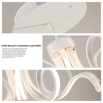 Pós-moderno 2020 Especial de LED em forma de Anel de Alumínio do Candelabro da Iluminação interna da Personalidade Criativa, Design Hotel de Suspensão de Luz