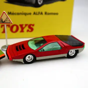 1:43 Atlas Dinky Toys CONJUNTO de 1426 1426P Carabo Bertone Mecanique Alfa Romeo Fundido Modelos de Auto Car Gift Collection